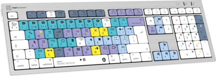 LogicKeyboard ALBA DaVinci Resolve Slim Line Mac, USB, UK