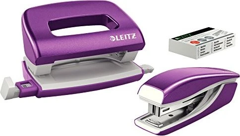 Leitz NeXXt WOW Mini-Locher und Hefter Set