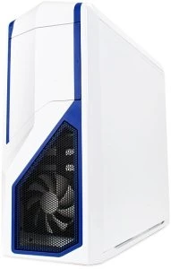 NZXT Phantom 410 weiß/blau, Acrylfenster