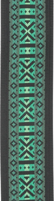 D'Addario Nylon Woven Guitar Strap Monterey Green