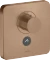 Hansgrohe Axor ShowerSelect Thermostat HighFlow für 1 Verbraucher und zusätzlichen Abgang brushed red gold Vorschaubild