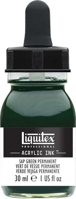 Liquitex Professional Acrylic Ink sap green permanent, 30ml