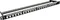 InLine Patchpanel für RJ-45 Keystone Module 19" , geschirmt, 24-Port, 0.5HE, 19", schwarz Vorschaubild