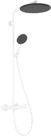 Hansgrohe Raindance Alive S Puro Showerpipe 300 1jet mit Ecostat Element brushed matt weiß