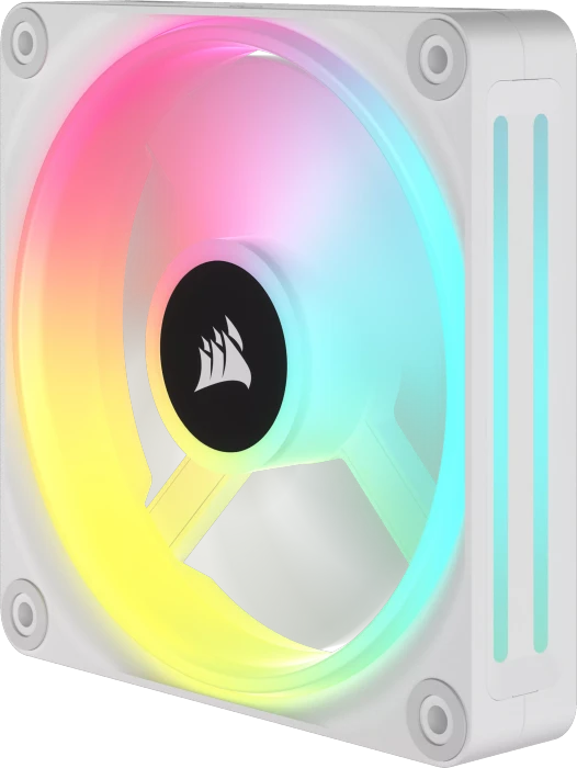 Corsair iCUE LINK QX120 RGB Starter Kit, weiß, LED-Steuerung, 120mm, 3er-Pack