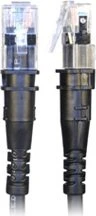 PatchSee ThinPATCH Patchkabel, Cat6a, U/UTP, RJ-45/RJ-45, 1.5m, schwarz