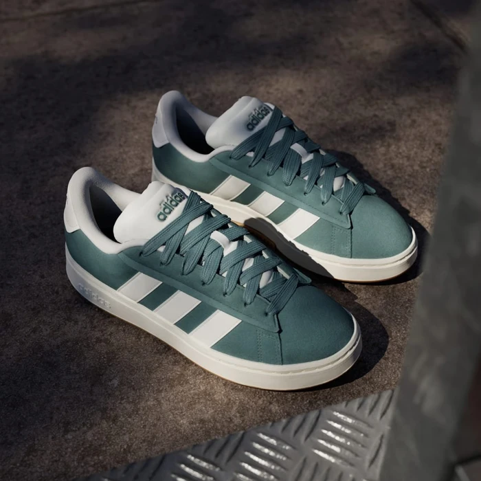 adidas Grand Court Alpha preloved teal/core white/gum