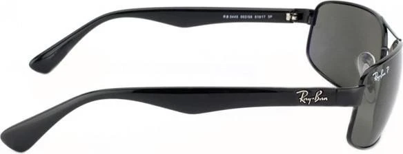 Ray-Ban RB3445 64mm black/polarized green