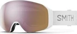 Smith 4D Mag S white chunky knit/chromapop everyday rose gold mirror