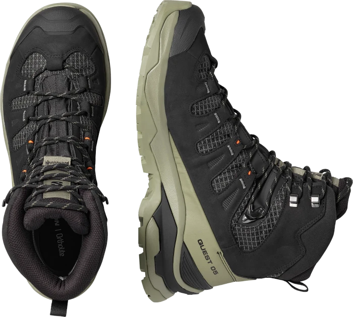 Salomon Quest 5 GTX black/deep lichen green (Herren)