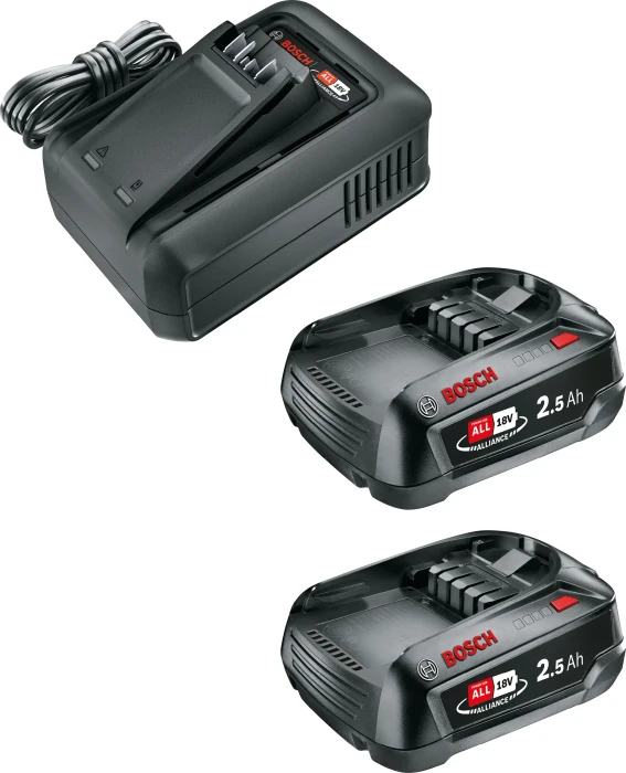 Gardena P4A QC AL18V-44 Starterset 18V, 2.5Ah, Li-Ionen, 2 Akkus [5.0Ah] [90Wh]