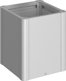 Biohort Pflanzbeet Belvedere 50Midi Hochbeet 53x53cm silber-metallic