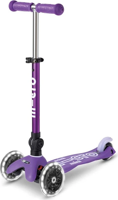 Micro Mini Micro Deluxe Foldable LED Kickboard violett (MMD199)