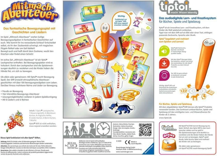 Ravensburger tiptoi Spiel: Active Set Mitmach-Abenteuer