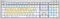LogicKeyboard ALBA Dyslexie Keyboard Mac, USB, FR Vorschaubild