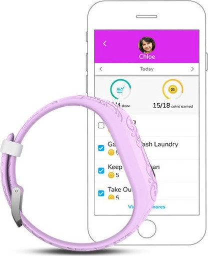 Garmin vivofit jr. 2 Disney Princess Aktivitäts-Tracker anpassbar