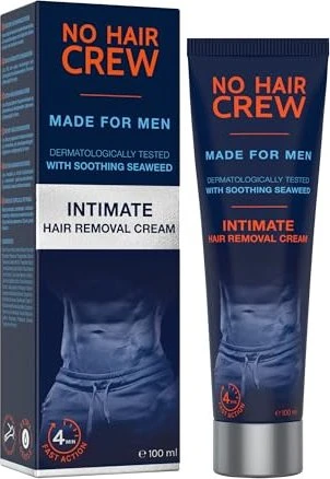 No Hair Crew Intim-Haarentfernungscreme, 100ml