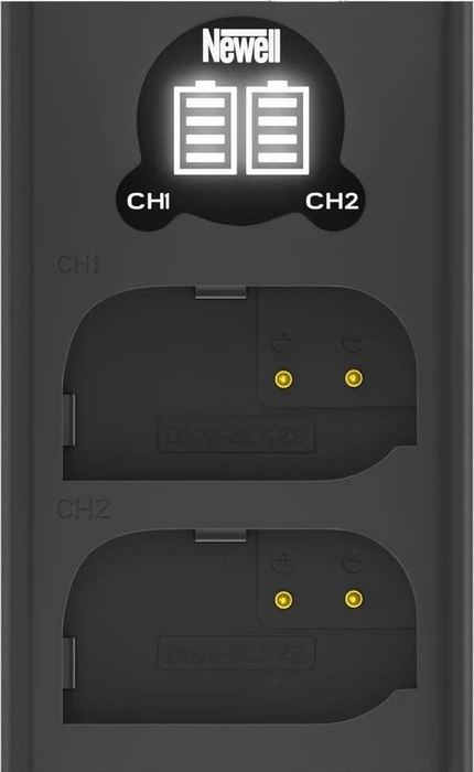 Newell DL-USB-C Zweikanal-Ladegerät für Panasonic DMW-BLK22