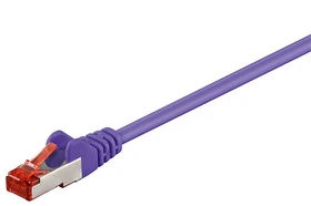 goobay Patchkabel, Cat6, S/FTP, RJ-45/RJ-45, 1m, violett