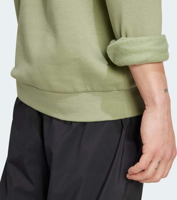 adidas Essentials Fleece Sweatshirt tent green (Herren)
