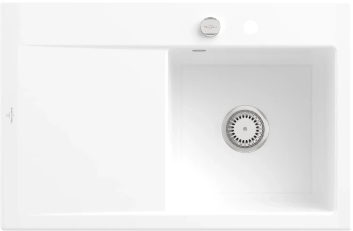 Villeroy & Boch Subway Style 45 Einbau Becken rechts mit Excenterbetätigung