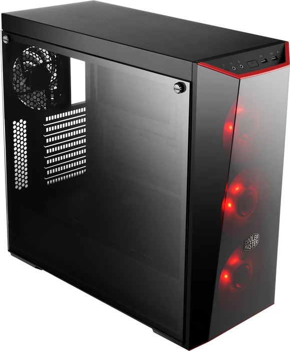 Cooler Master MasterBox Lite 5 RGB, schwarz, Glasfenster