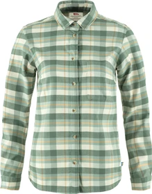 Fjällräven Singi Fjäll Hemd langarm patina green/chalk white (Damen)