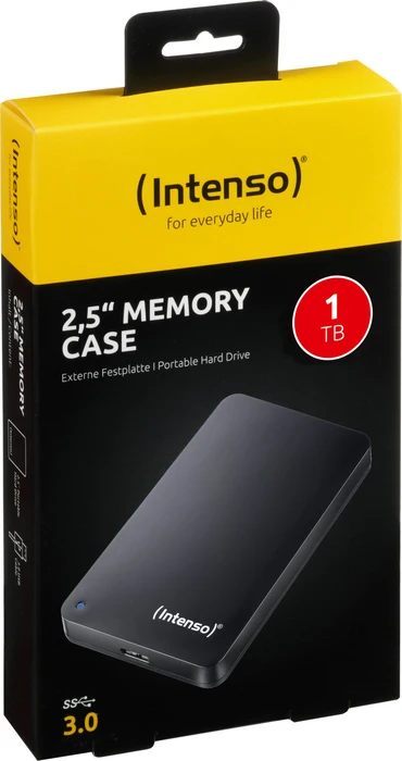Intenso Memory Case, schwarz, 1TB, USB 3.0 Micro-B