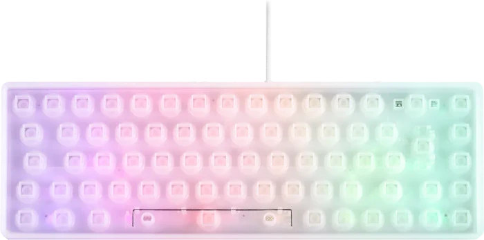 Deltaco Gaming WK70 Mini, 60%, weiß, LEDs RGB, semi-transparent, USB, ND