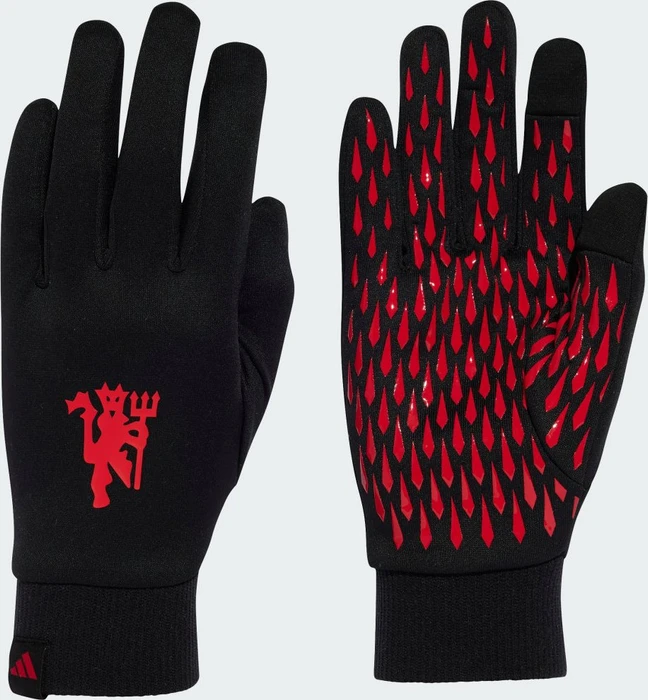 adidas Manchester United Handschuhe black/mufc red