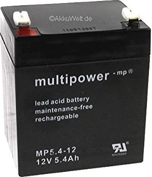 MultiPower Bleiakku MP5.4-12 5.0Ah