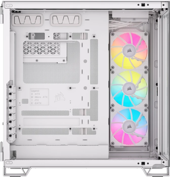 Corsair 6500X RGB iCUE LINK, weiß, Glasfenster