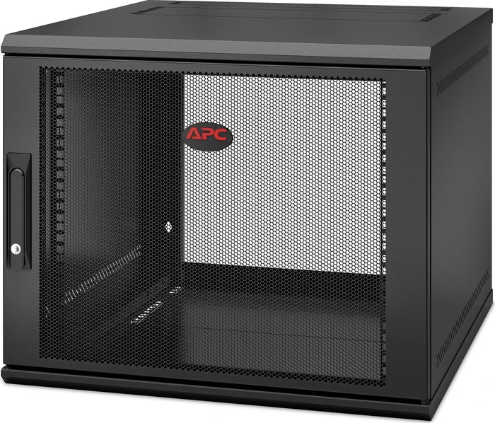 APC NetShelter WX 19" Wandgehäuse 9HE, Gitternetztür, schwarz, 600mm tief