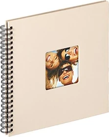 Walther Design Spiralalbum Fun 30x32/50 schwarze Seiten beige