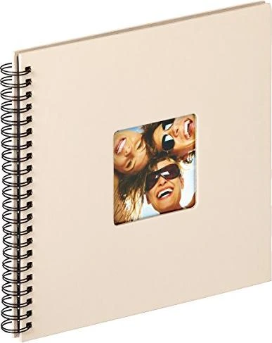 Walther Design Spiralalbum Fun 30x32/50 schwarze Seiten beige