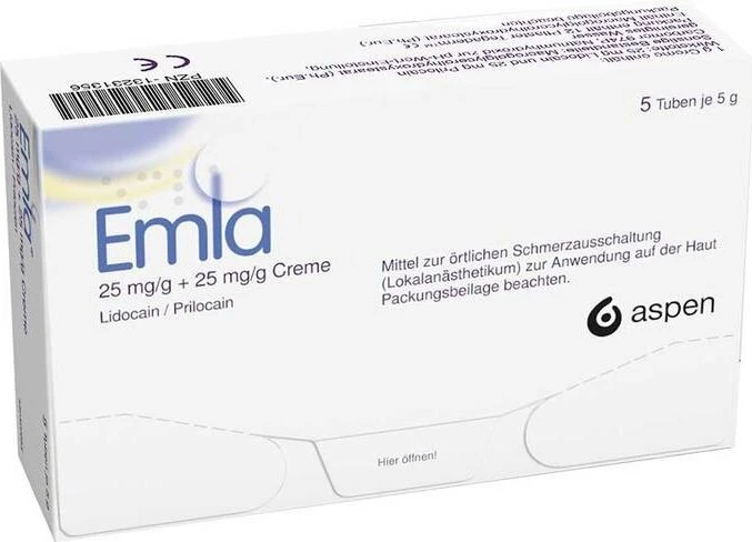 Emla 25 mg/g Lidocain +25 mg/g Prilocain Creme, 25 g