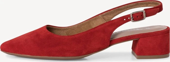 Tamaris Leder Slingpumps rot (Damen)