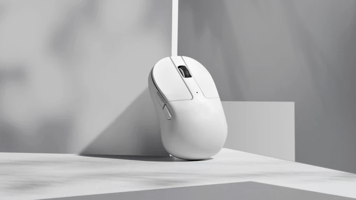 Keychron M4 Wireless Mouse weiß, USB/Bluetooth
