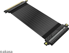 Akasa Riser Black X2 Mark IV Riser Card Cable, gerade, PCIe 3.0, 200mm