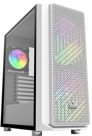 Montech Air X, weiß, Glasfenster