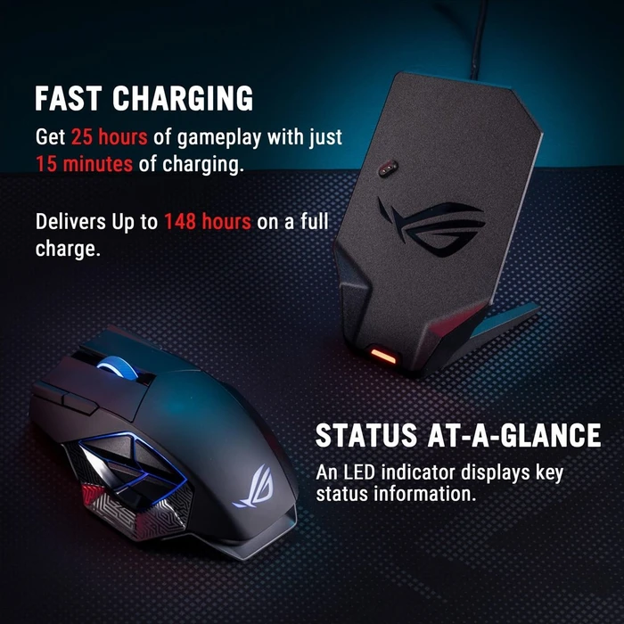 ASUS ROG Spatha X 65K schwarz, USB/Bluetooth