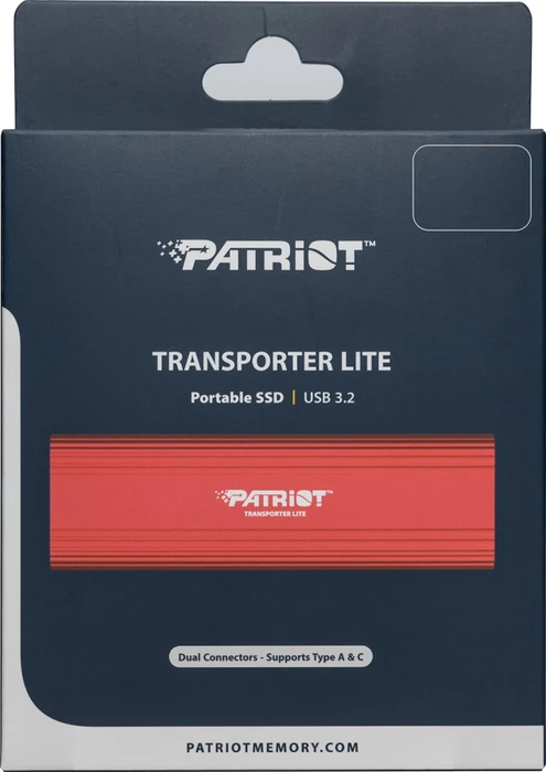 Patriot Transporter Lite External Portable SSD, rot, 2TB, USB-C 3.1