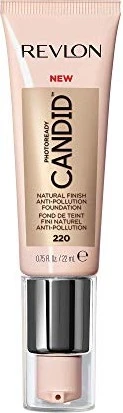 Revlon PhotoReady Candid Natural Finish Anti-Pollution Foundation 220 Sand Beige, 22ml