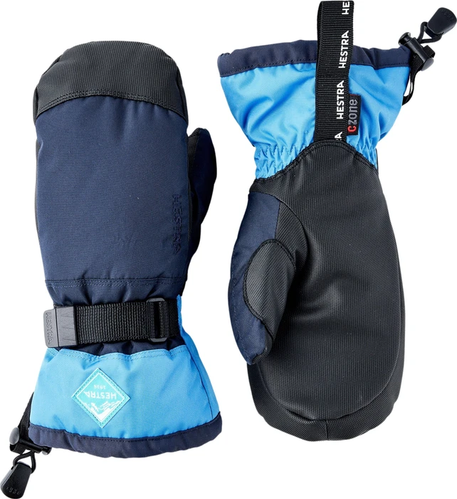 Hestra Gauntlet CZone Mitt Skihandschuhe dark navy/sky blue (Junior)