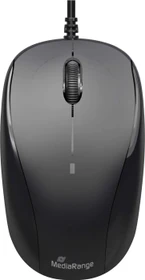 MediaRange 3-Button Optical Mouse schwarz, USB (MROS213)