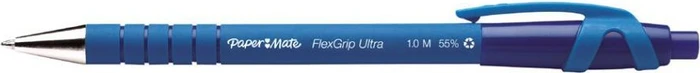 Paper Mate FlexGrip Ultra M Kugelschreiber (Mine) blau/silber