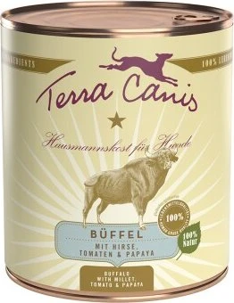 Terra Canis Büffel mit Hirse, Tomaten und Papaya, 4.80kg (6x 800g)