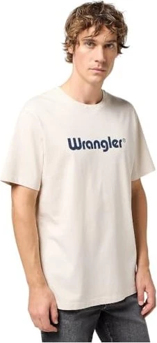 Wrangler Frame Logo T-Shirt kurzarm weiß (Herren)
