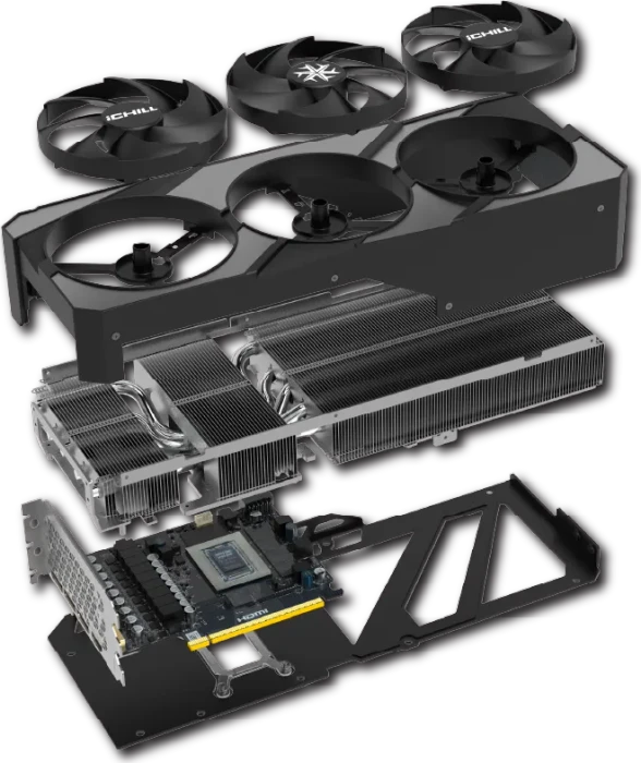 INNO3D GeForce RTX 5070 iCHILL X3, 12GB GDDR7, HDMI, 3x DP