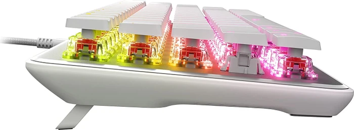 Roccat Vulcan II Mini, LEDs RGB, weiß, TITAN II OPTICAL RED, USB, US